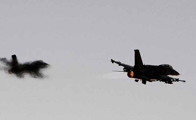 F-16'lar 7 teröristi etkisiz hale getirdi