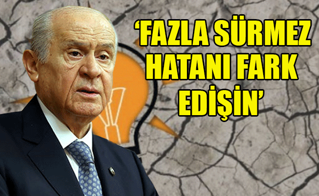 Bahçeli: Cumhurbaşkanı adayımız Erdoğan’dır