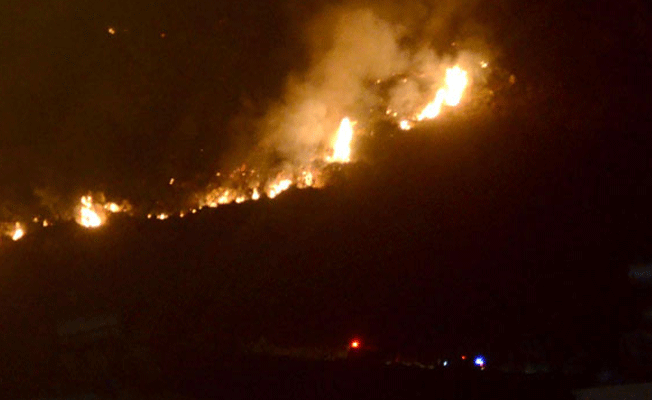 Aymakoop Sanayi Sitesi'nde korkutan yangın