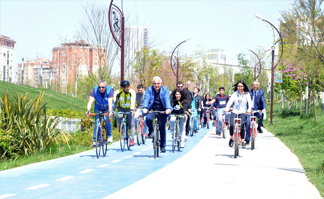 Beylikdüzü kalp sağlığı için pedal çevirdi 