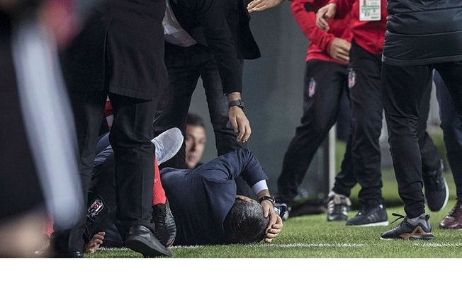 Derbi tatil edildi, Şenol Güneş hastaneye kaldırıldı