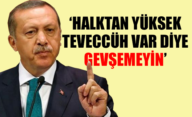 Erdoğan 'İttifak kurduk diye MHP'ye oy kaptırmayın'