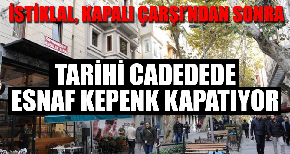 Nuruosmaniye esnafı da kepenk kapatmaya başladı