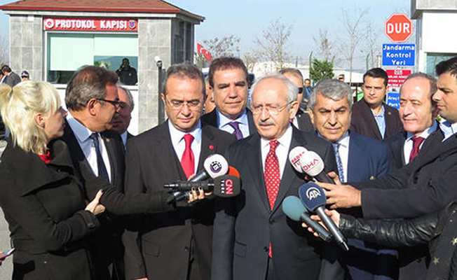 CHP liderinden Enis Berberoğlu'na ziyaret...