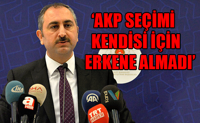Bakan Gül: CHP er meydanına gelsin