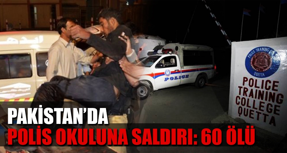 Pakistan'daki polis eğitim merkezine saldırı: 60 ölü