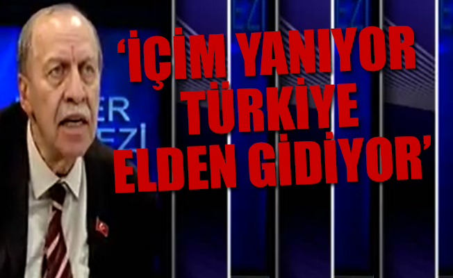 Eski Bakan canlı yayında ağladı
