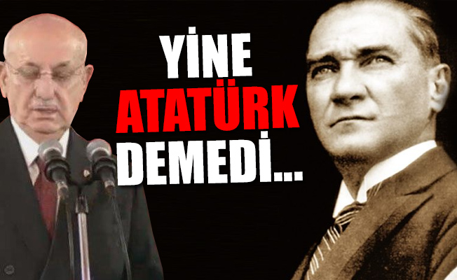 Kahraman, Ata’mıza Mustafa Kemal demekle yetindi