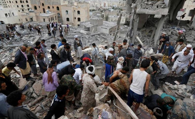 Suudi Arabistan Yemen'i vurdu! 20 kişi öldü 40 yaralı