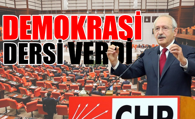 CHP lideri Kılıçdaroğlu konuşurken Meclis karıştı! AKP'li vekiller kürsüye yürüdü