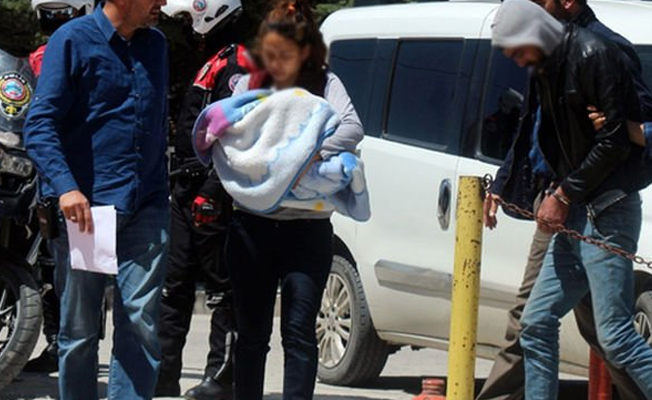 15 günlük bebekle işkenceli gasp tuzağı... 2 şüpheli tutuklandı