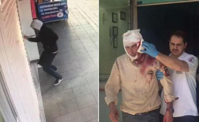 İşyerinin camına yazı yazdı... Silindiğini görünce dehşet saçtı