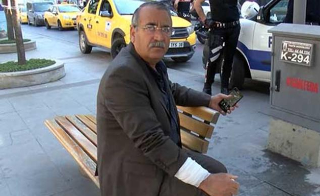Taksici yol vermeyen yayaya bıçakla saldırdı
