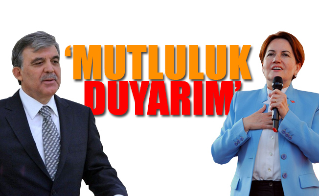 Akşener’den, Gül'ün adaylığı ile ilgili flaş açıklama