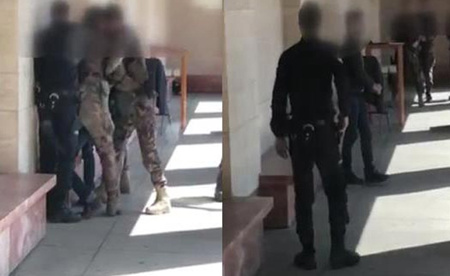 Başkonsolosluk önünde panik dolu anlar
