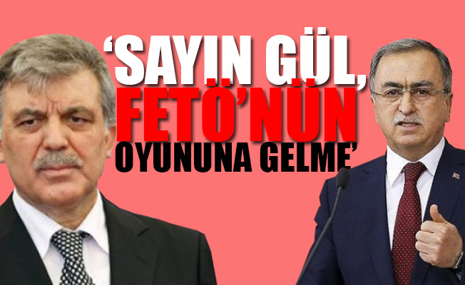 AKP'li Petek'ten flaş sözler: Gül'ün adaylığını FETÖ istiyor