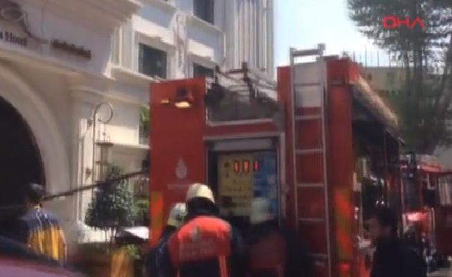 İstanbul'un göbeğinde yangın