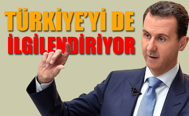Esad düğmeye bastı