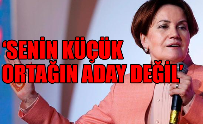 Erdoğan'dan Kılıçdaroğluna 'Aday sen ol' sözlerine Akşener'den yanıt