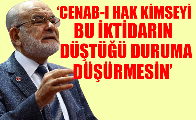 Karamollaoğlu: Ülkenin meselelerini konuşan yok