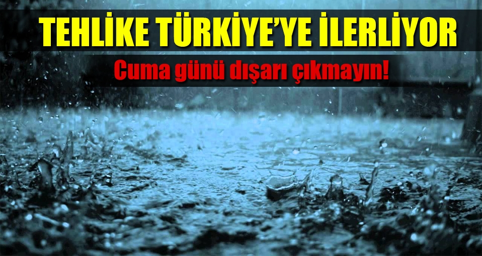 Cuma gününe dikkat! Asit yağmuru yağacak