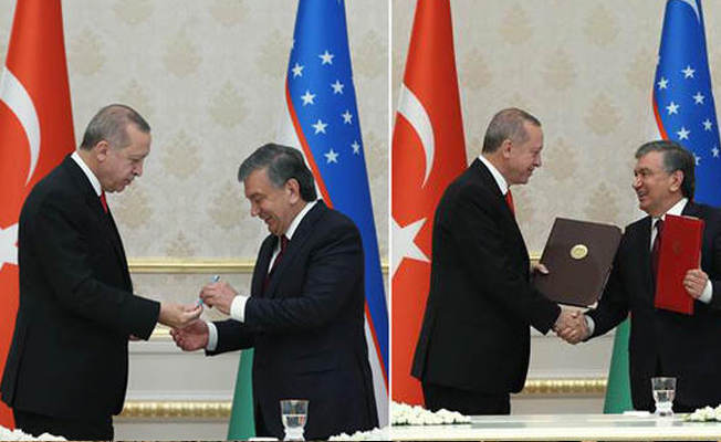 Peş peşe imzalar atıldı... Cumhurbaşkanı Erdoğan'dan flaş açıklamalar