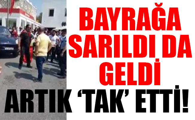 Ekonomik sıkıntılar ve borçlarından dolayı cinnet geçiren vatandaş meydanda kendisini yakmak istedi