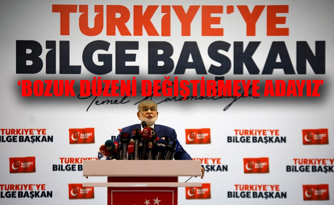 Saadet Partisi adayını açıkladı