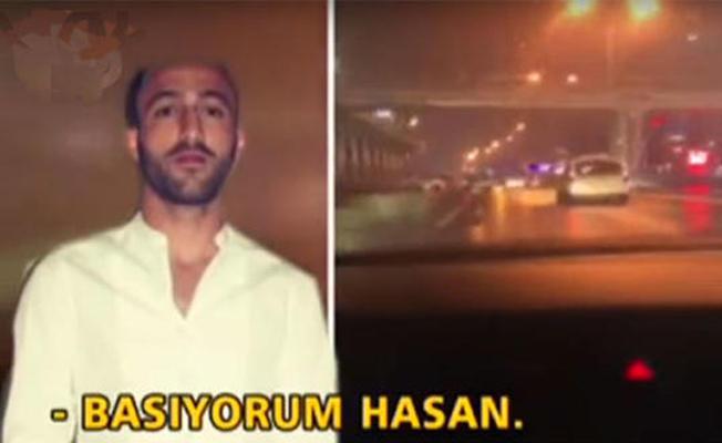 Kendi ölümünü çekti... 'Basıyorum Hasan'
