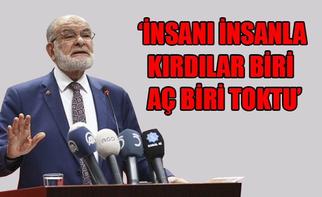 Saadet lideri Karamollaoğlu'nun konuşması sosyal medyayı salladı