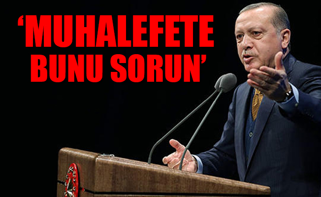 Erdoğan: Siz ülkeye hangi büyük yatırımları yapacaksınız?