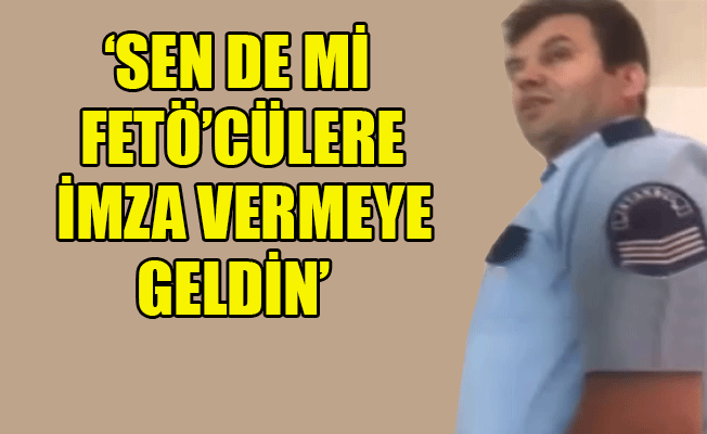Akşener'e imza veren yurttaşa polis hakaret etti, olaylar çıktı