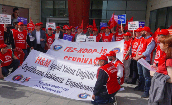 H&M protesto edildi: İşçilerin konuşmalarını bile denetliyorlar