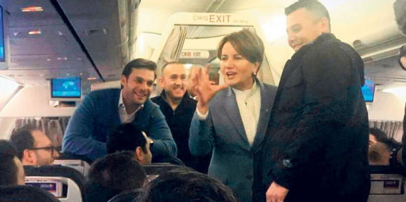 Akşener’in uçağı Kahramanmaraş yerine Gaziantep’e inmiş