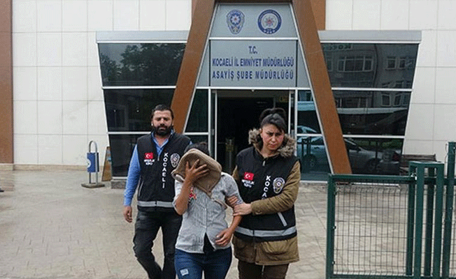 8 aylık hamile kadın hırsızlık yaparken yakalandı