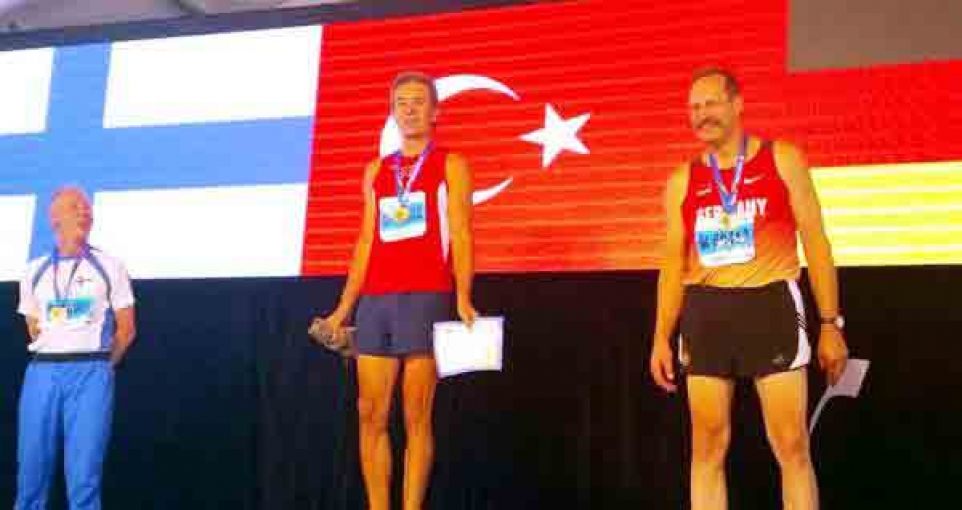 Milli atletten altın madalya