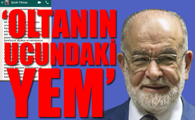 Karamollaoğlu’na hakaret gibi benzetme