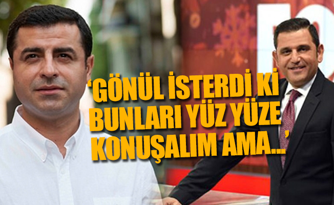 Selahattin Demirtaş'tan, Fatih Portakal'ın sorularına cevap