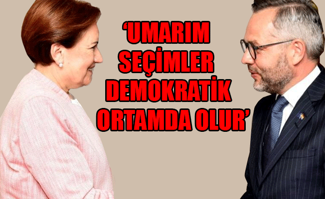 Alman bakandan Akşener'e sürpriz ziyaret