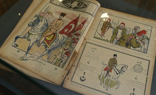 Atatürk karikatürleri ilk kez sergilendi