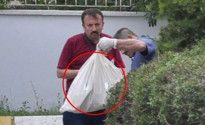 Canice katledilen ailenin cenaze kalıntıları bu torbada teslim edildi...