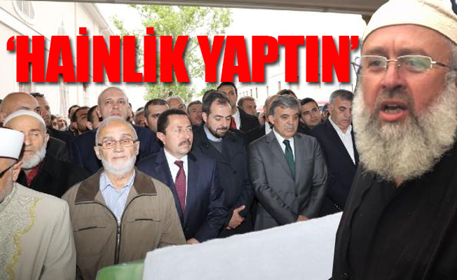 Cenazede Erdoğan taraftarından Abdullah Gül'e saldırı
