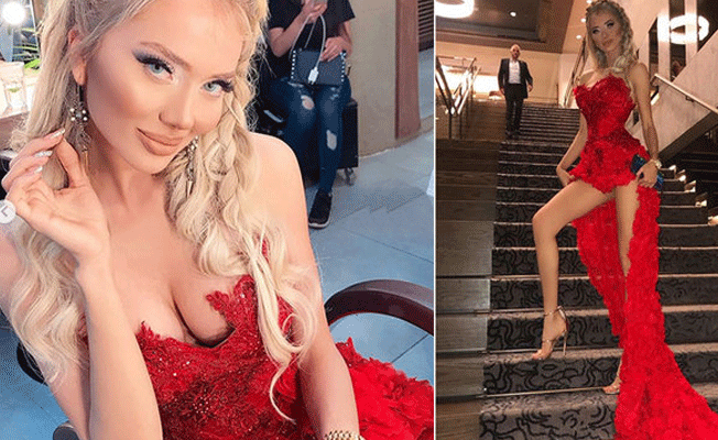 Cansu Taşkın ödül gecesine damga vurdu