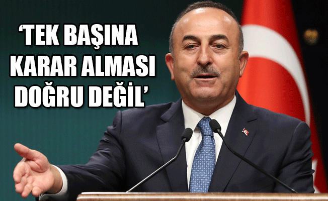Bakan Çavuşoğlu’ndan ABD’nin İran kararına ilişkin açıklama