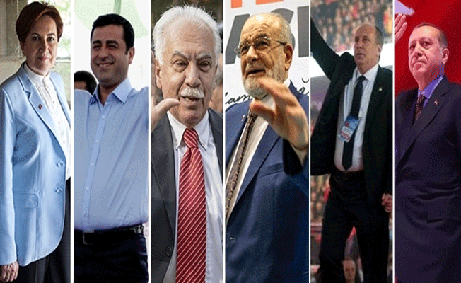 YSK, cumhurbaşkanı adaylarını açıkladı