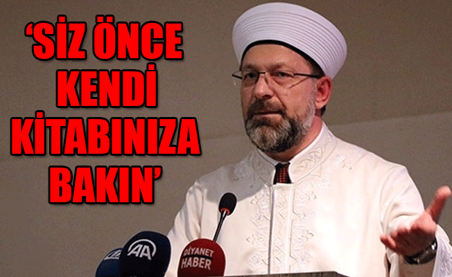 Diyanet İşleri Başkanı Erbaş'tan Fransa'ye tepki