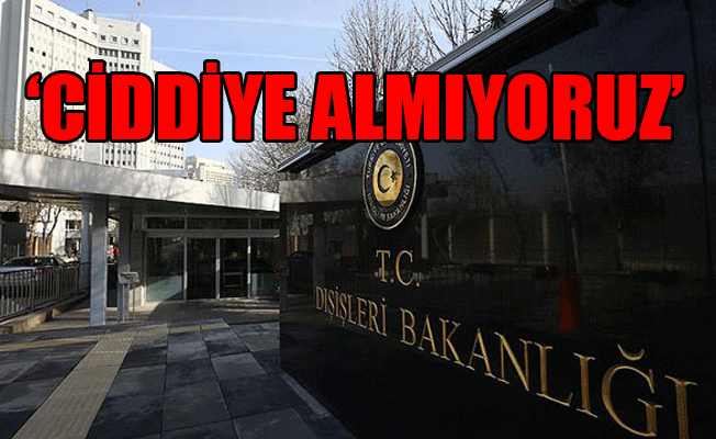 Dışişleri Bakanlığı’ndan BM’ye yanıt
