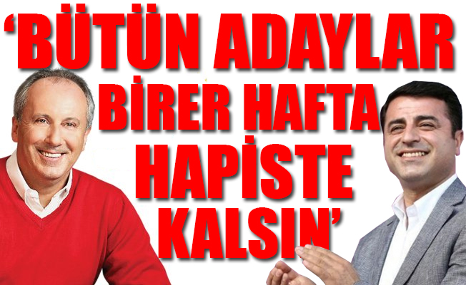 Muharrem İnce: Erdoğan’ın telaş içinde olduğunu biliyorum