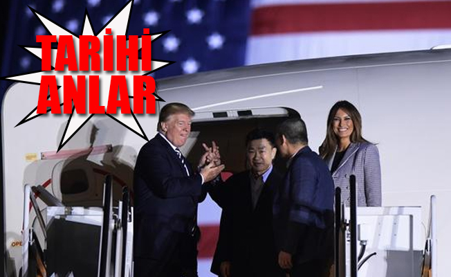 Trump çifti gece 03.00'te havalimanına koştu...