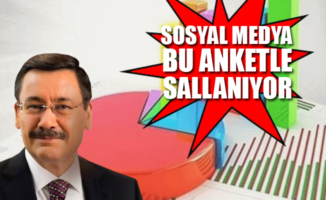 Melih Gökçek'ten gündemi sarsacak anket